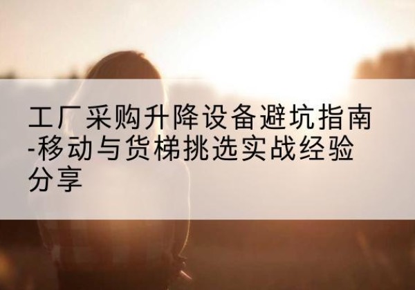 魏都移动式升降机怎么选-工厂采购升降设备避坑指南-移动与货梯挑选实战经验分享