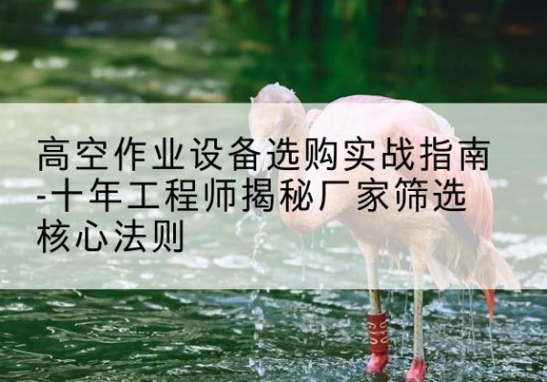 魏都剪叉式升降机厂家-高空作业设备选购实战指南-十年工程师揭秘厂家筛选核心法则